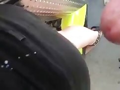 Anal fisting from sexy brunette