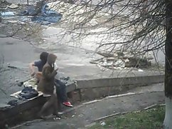 Home sex sweet couple: girls nerds and uncle puzatika