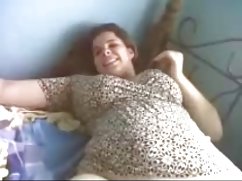 Cheeky and delicious latina on the massage table